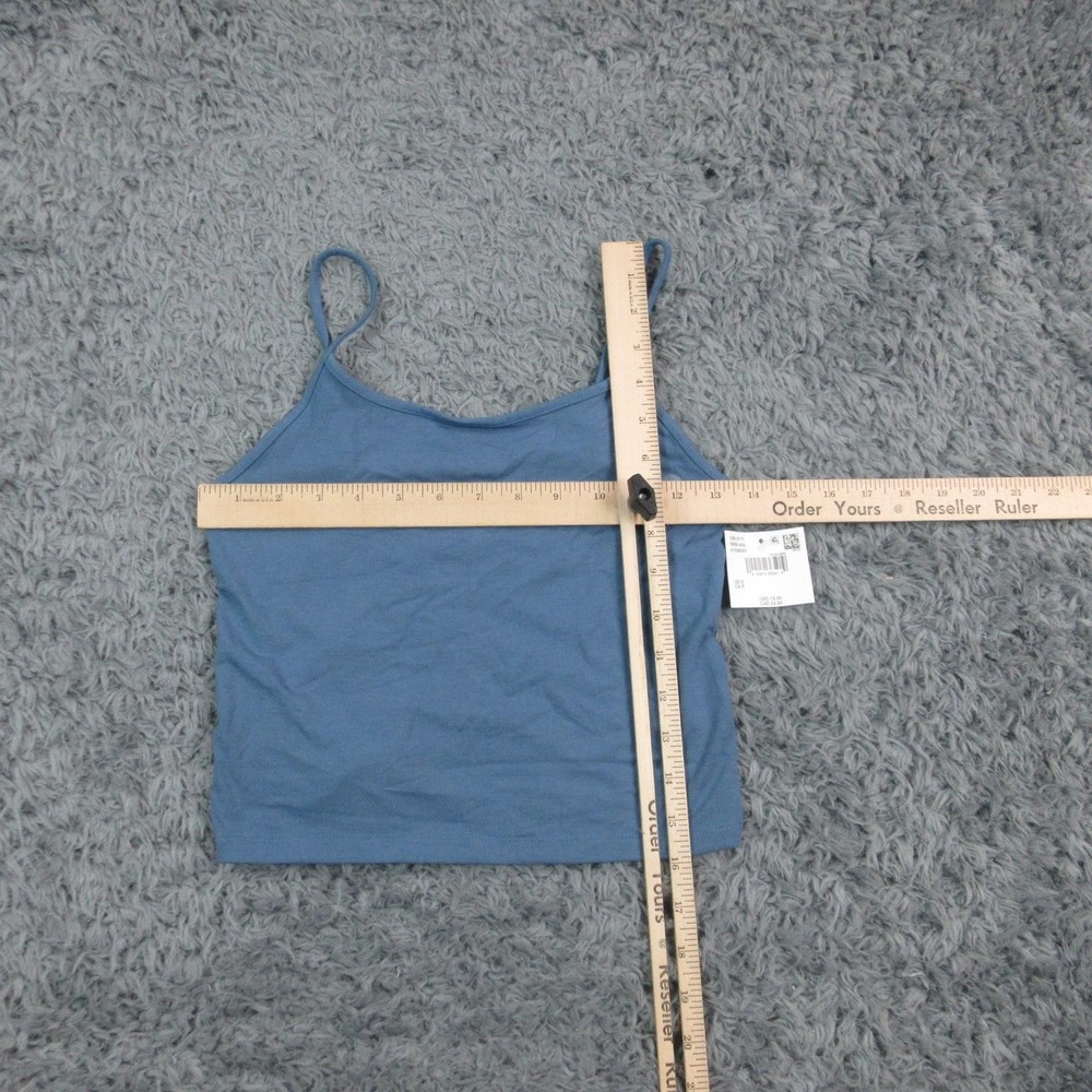 American Eagle Outfitters Tank Top Womens Small Blue Scoop Neck Stretch Cami NWT - Picture 3 of 12